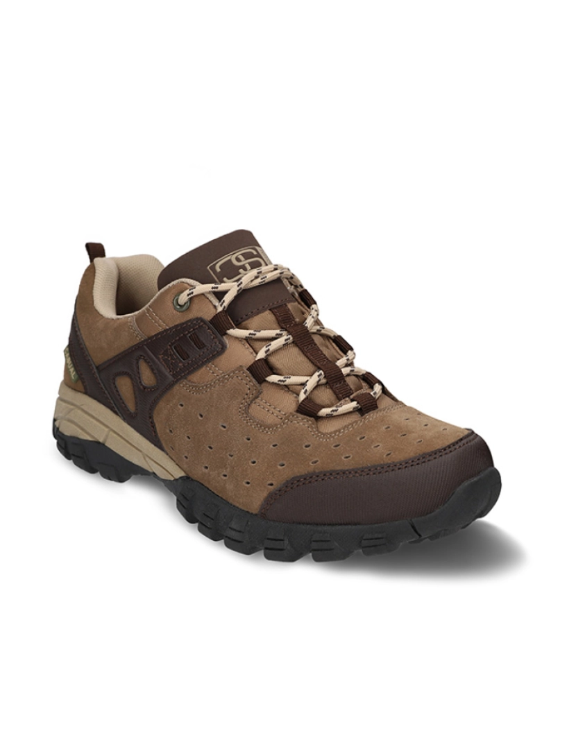 Cs Casual - Ténis Hill II Bege-Castanho-Khaki