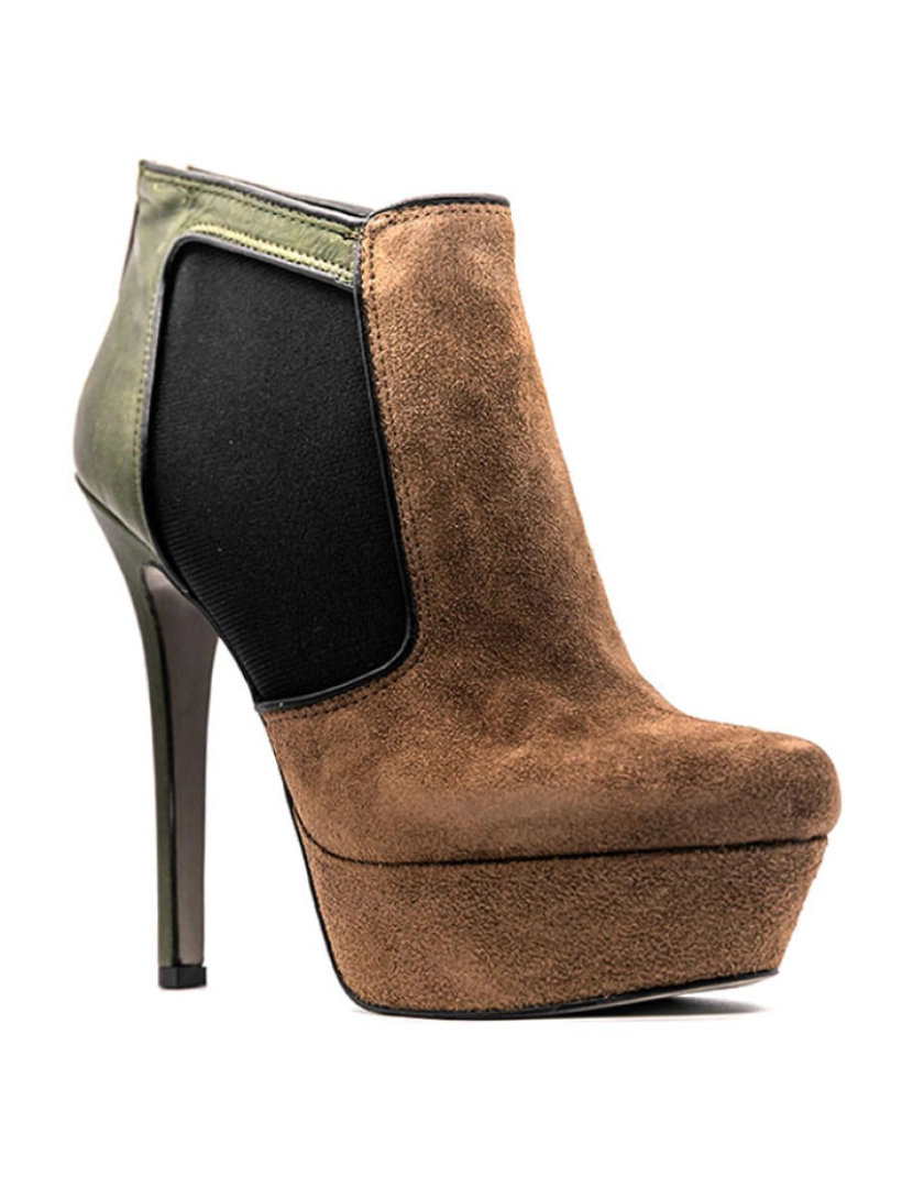 Jessica Simpson - Botins Compensada Castanho