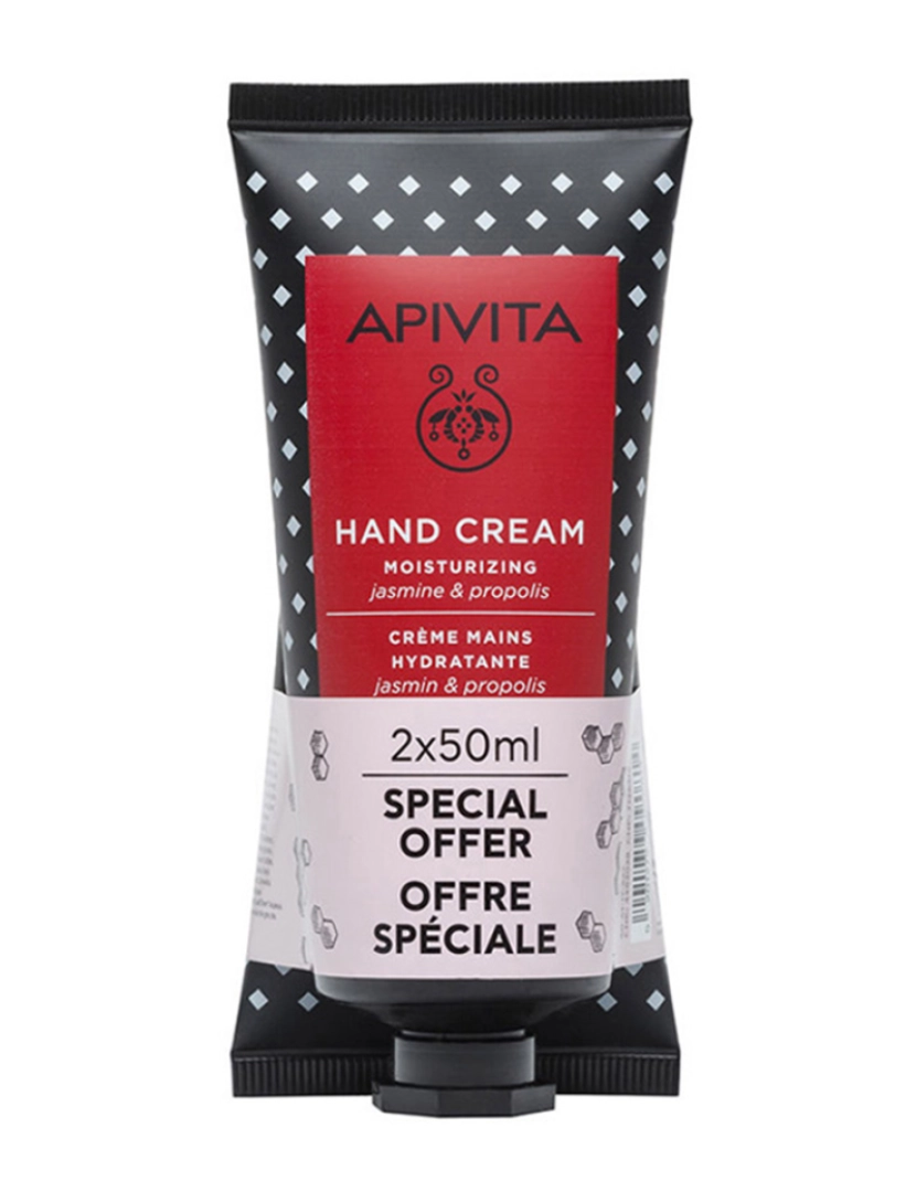 Apivita - Creme De Mãos Hidratante Com Jasmim 2 X 50 Ml