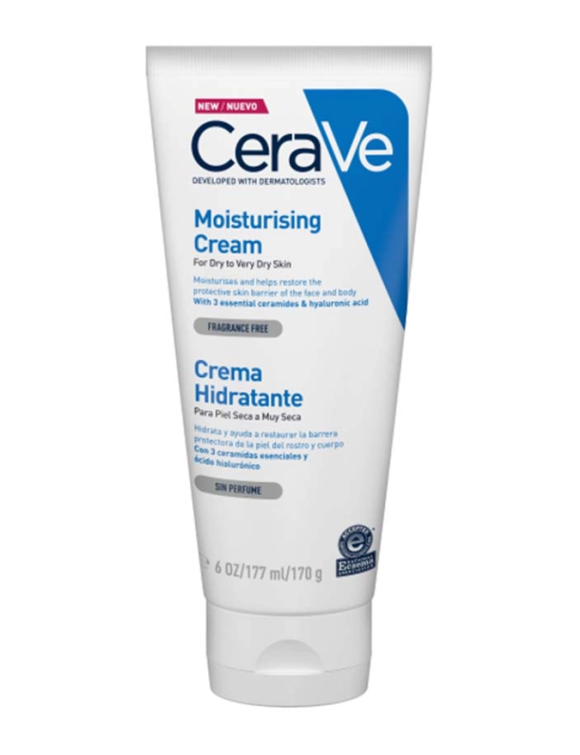 Cerave -  Creme Hidratante Pele Seca a Muito Seca 177Ml