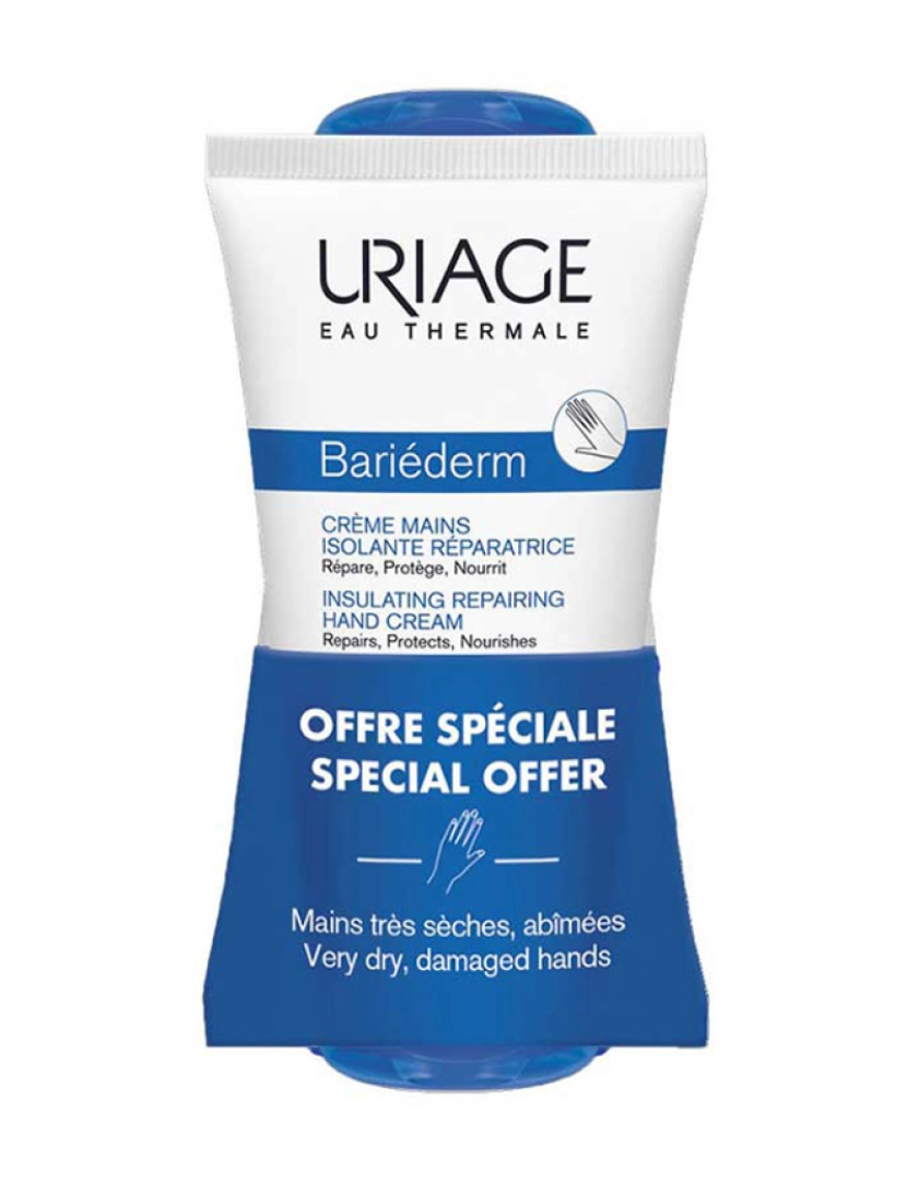 Uriage - Bariéderm Creme Reparador Para As Mãos Pacote 2 X 50 Ml