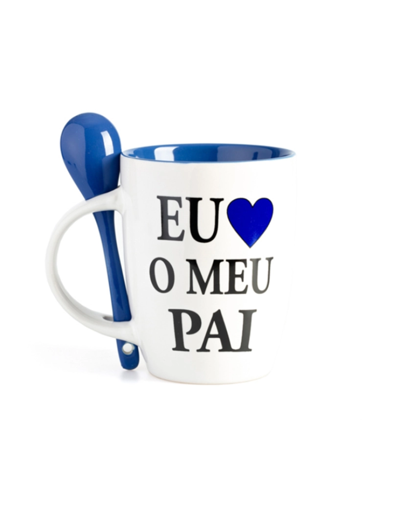 Fc Porto - Caneca Branca Pai c/ Colher 