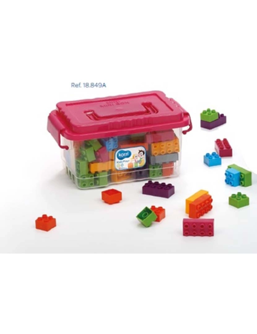 BF - Minibox 5Lt Kozzi Kids Play 80 Peças