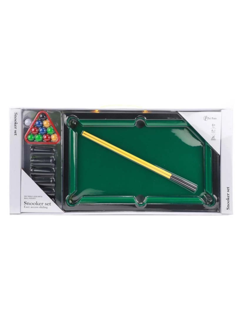 BF - Jogo Mini Mesa De Bilhar Snoker 35873A