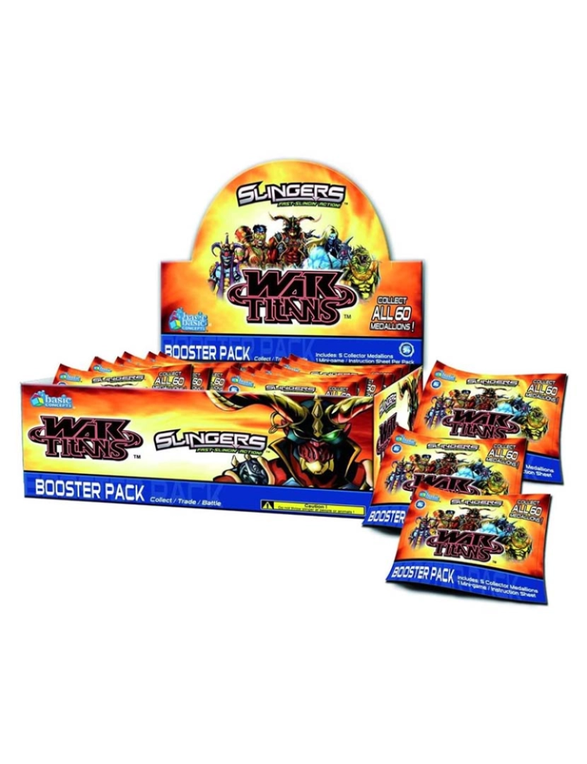 Famosa - Slinger Booster Packs 5 Medalhões 700008305