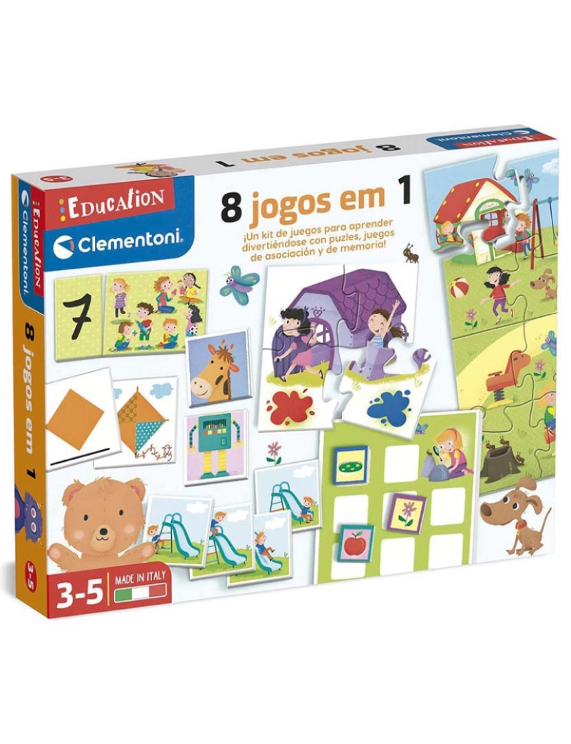 Clementoni - Educativo 8 Jogos Em 1 67774