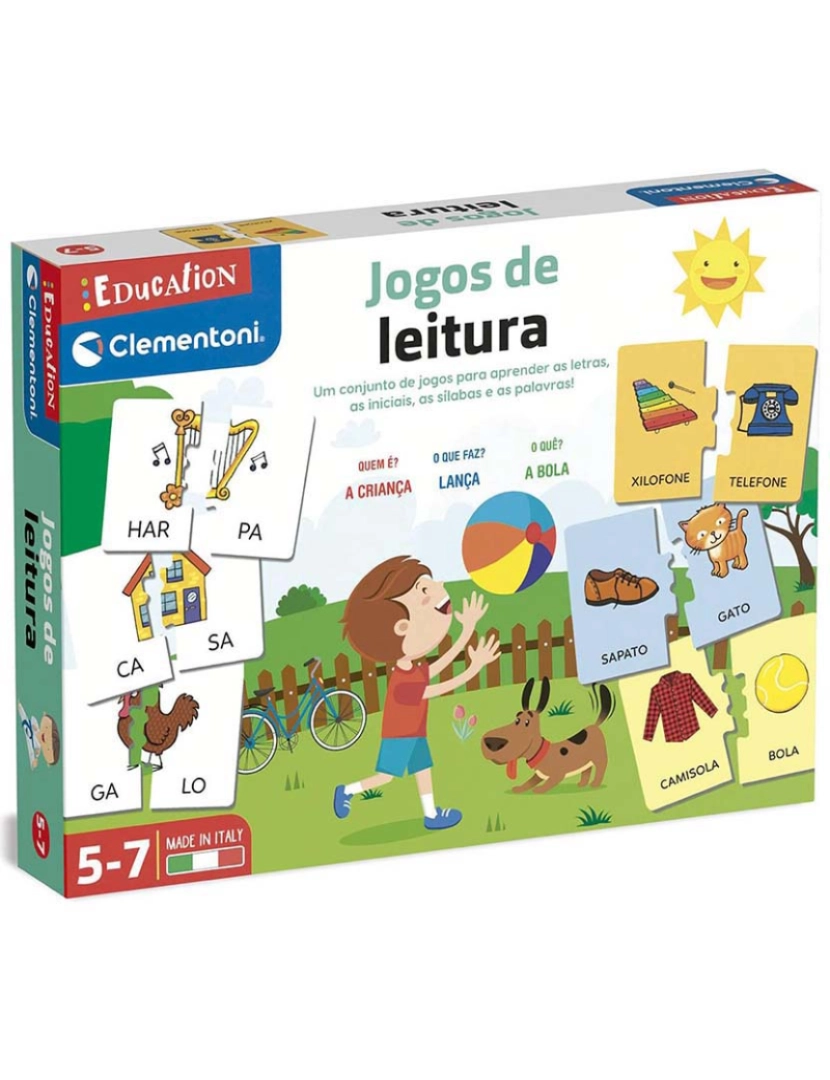 Clementoni - Educativo Jogos De Leitura 67769