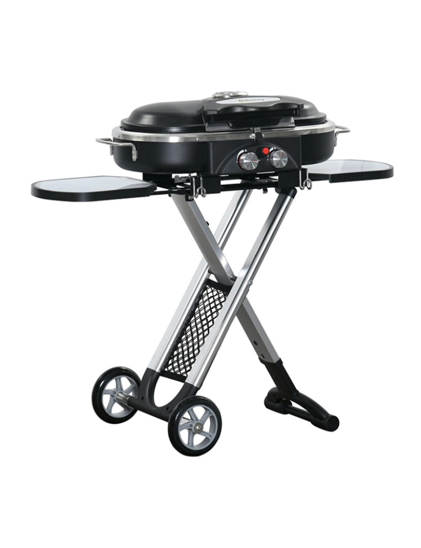 Outsunny - Barbecue a Gás Preto