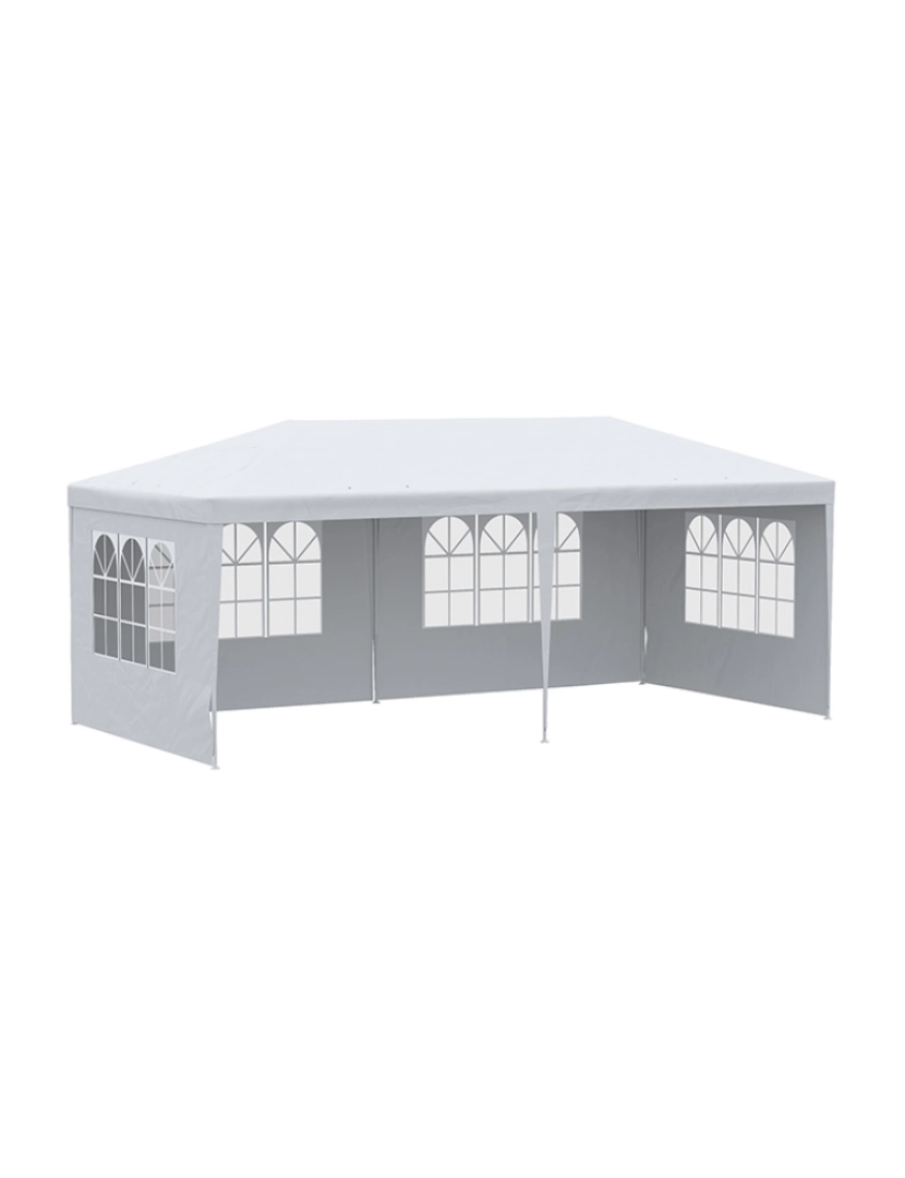 Outsunny - Tenda de Exterior Branco