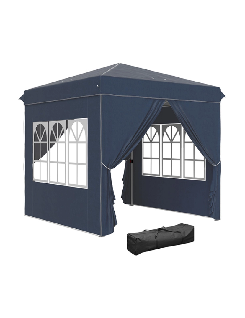 Outsunny - Tenda de Exterior Azul