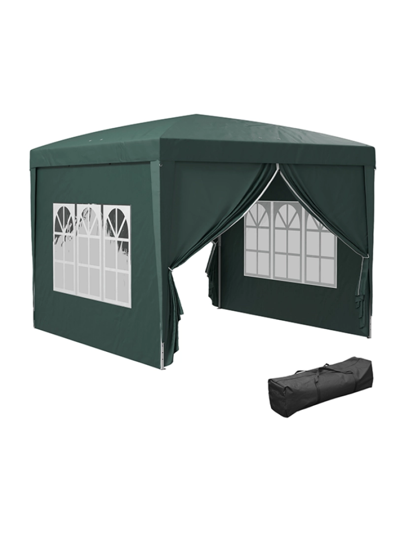 Outsunny - Tenda de Exterior Verde