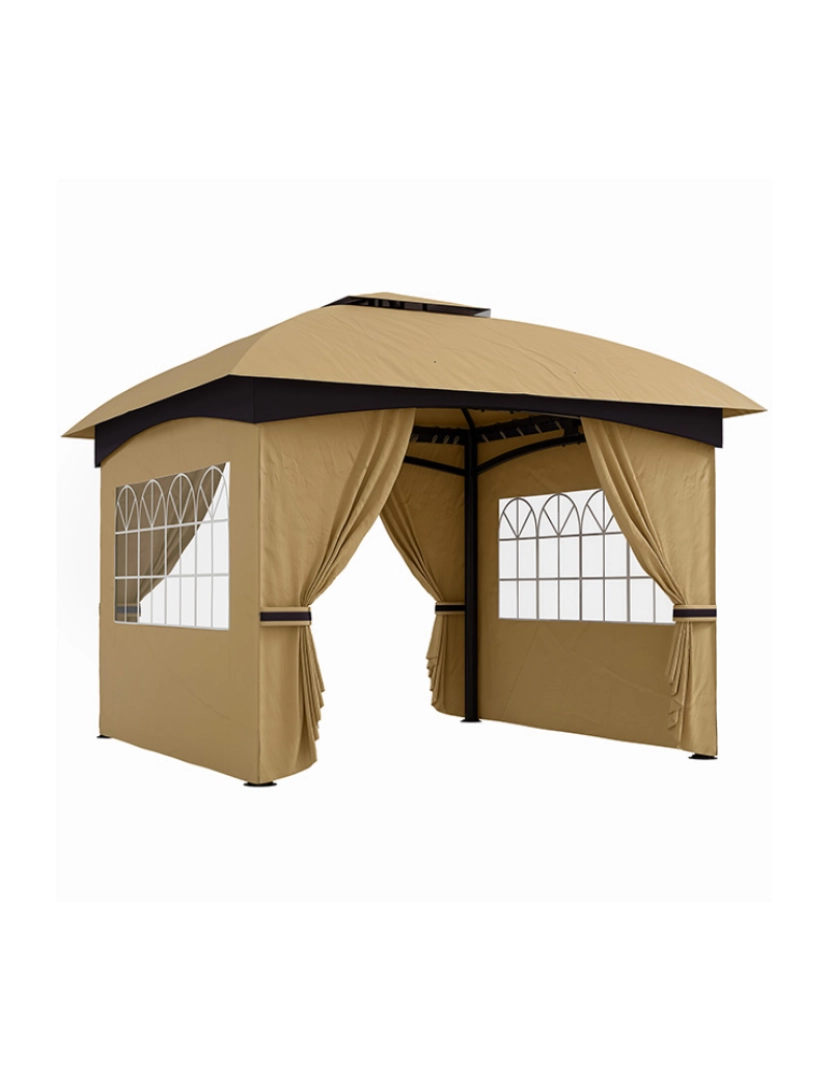 Outsunny - Tenda de Exterior Bege