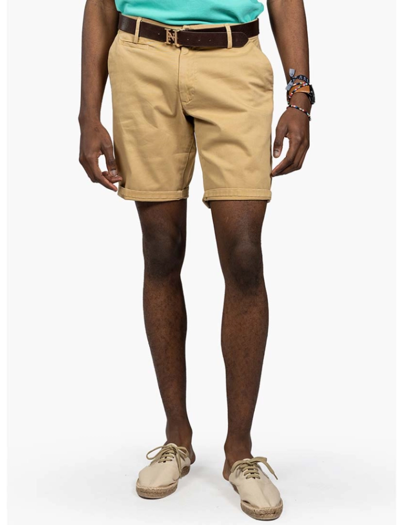 Harper&Neyer - Bermuda Chino   Homem Camel