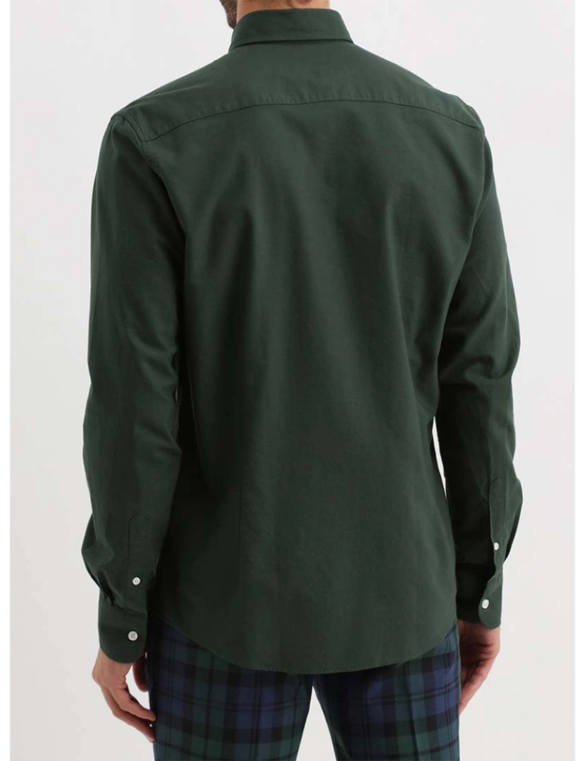 Harper&Neyer - Camisa Loring Oxford Homem Verde