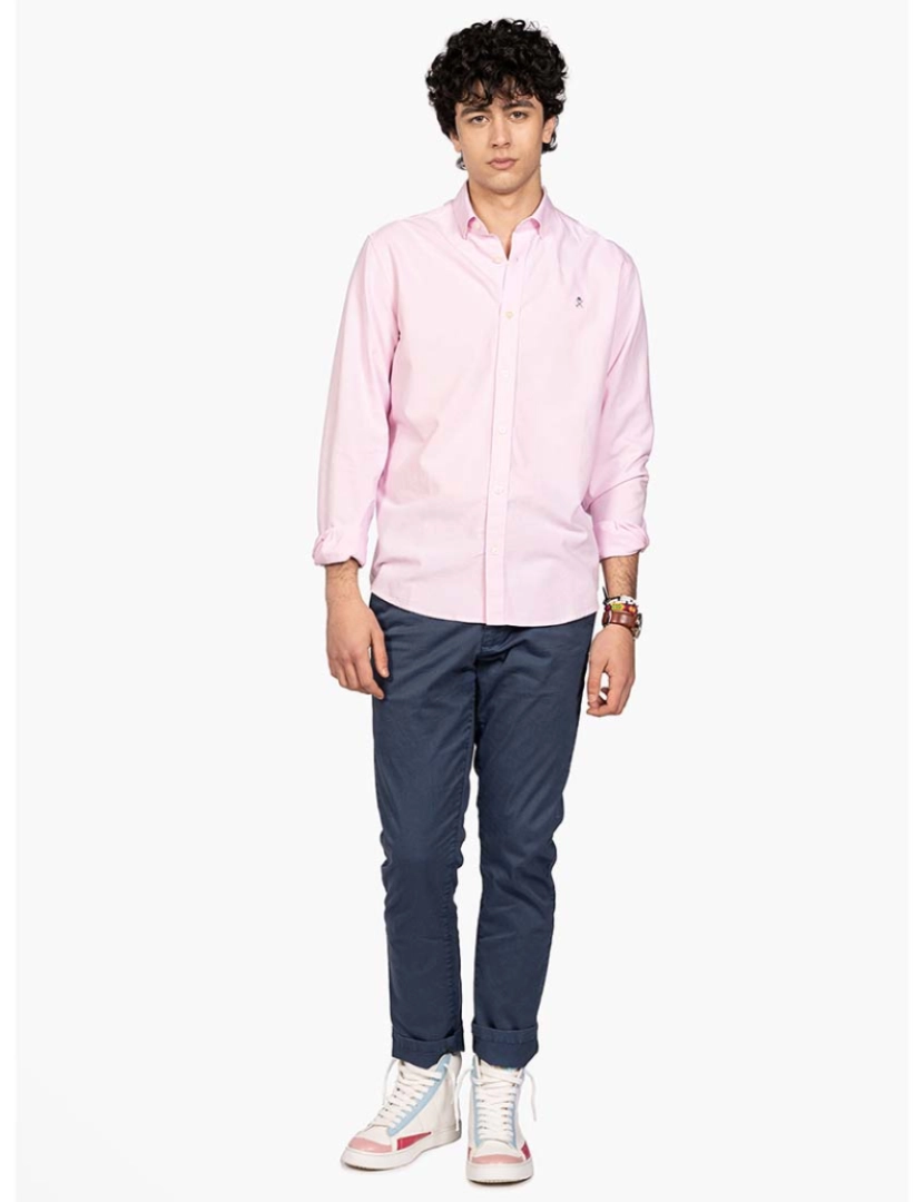 Harper&Neyer - Camisa Oxford Colours Homem Rosa