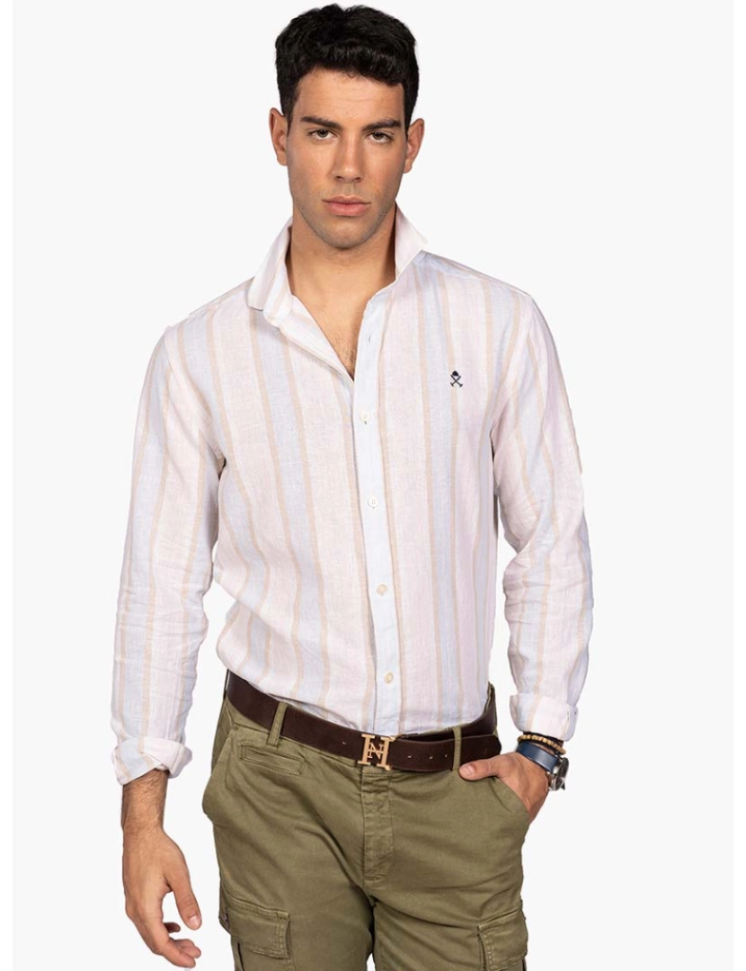 Harper&Neyer - Camisa Saint Tropez Homem Azul Claro