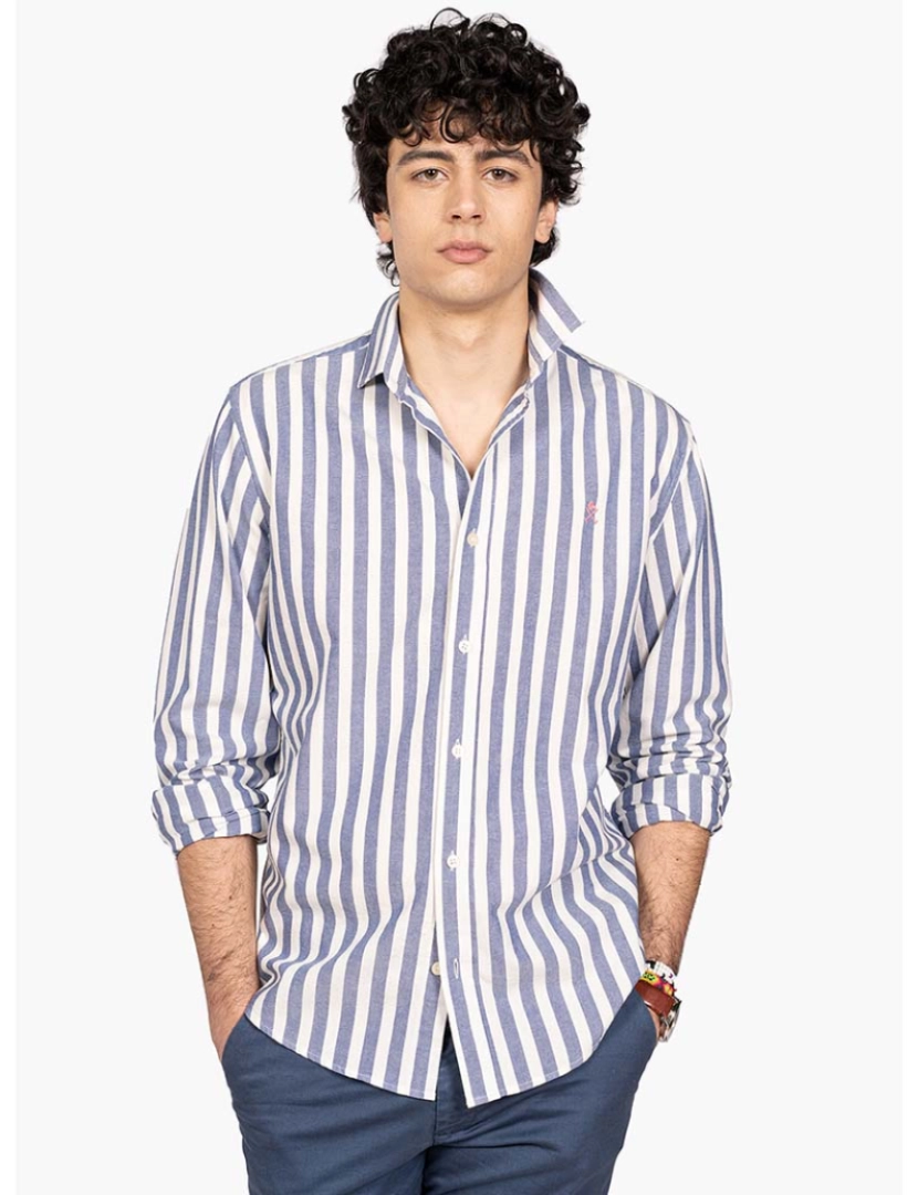 Harper&Neyer - Camisa San Remo Homem Azul Navy