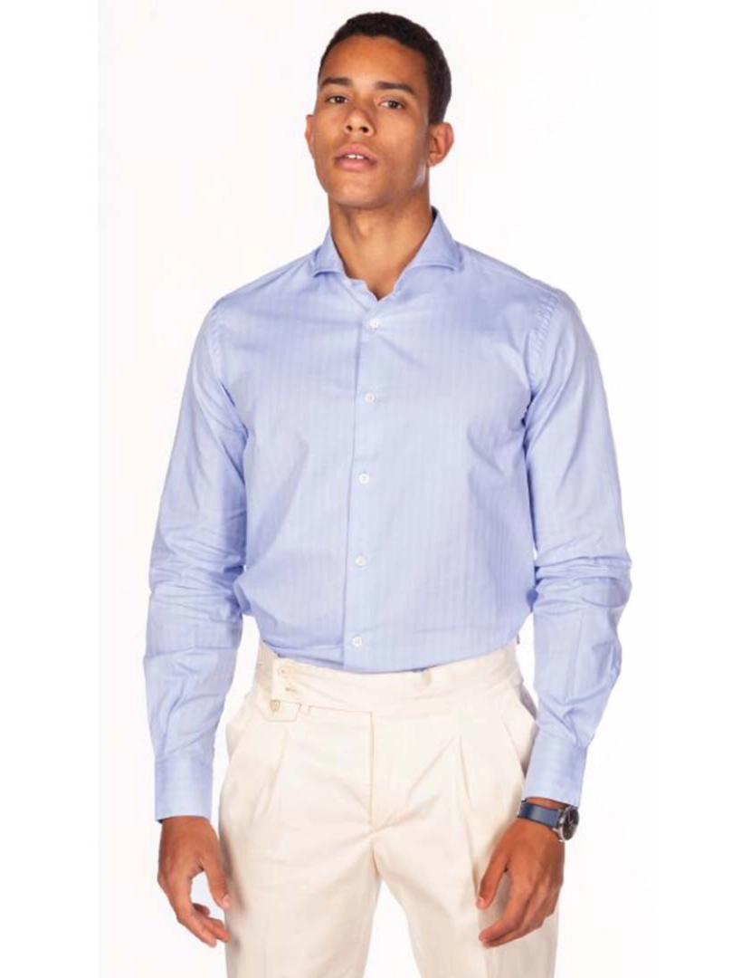 Harper&Neyer - Camisa Tailoring Icon Homem Azul Claro