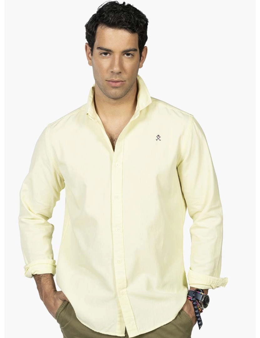 Harper&Neyer - Camisa Veneto Homem Amarelo Claro