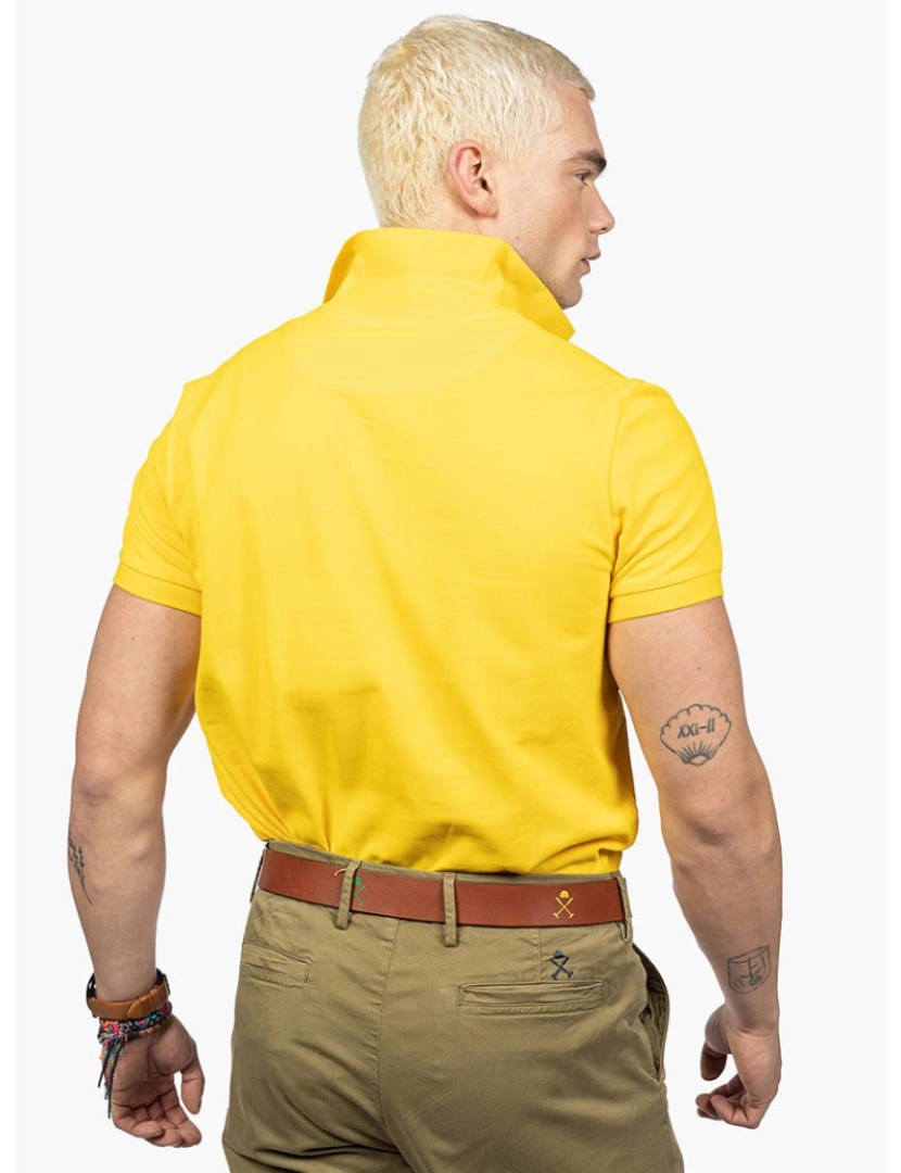 Harper&Neyer - Pólo Retro Homem Amarelo