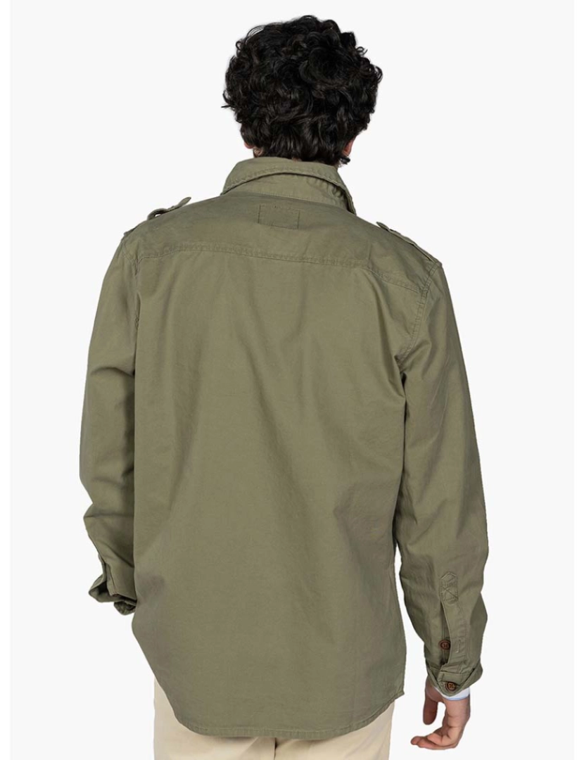 Harper&Neyer - Sobrecamisa Militar Homem Verde Militar