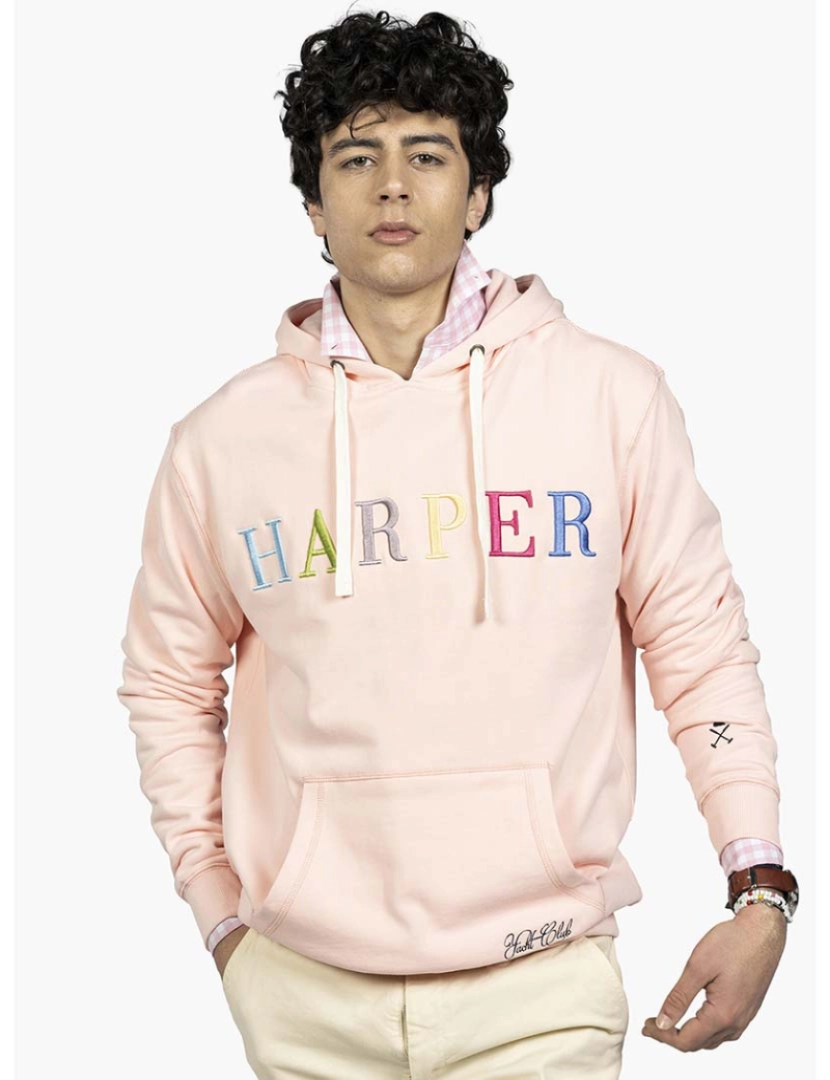 Harper&Neyer - Sweatshirt Yacht Club Homem Rosa