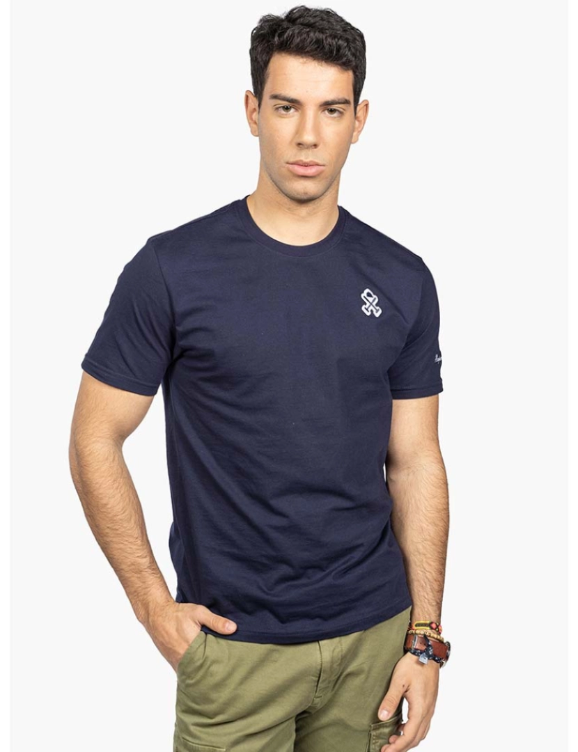 Harper&Neyer - T-Shirt Icon Homem Azul Navy