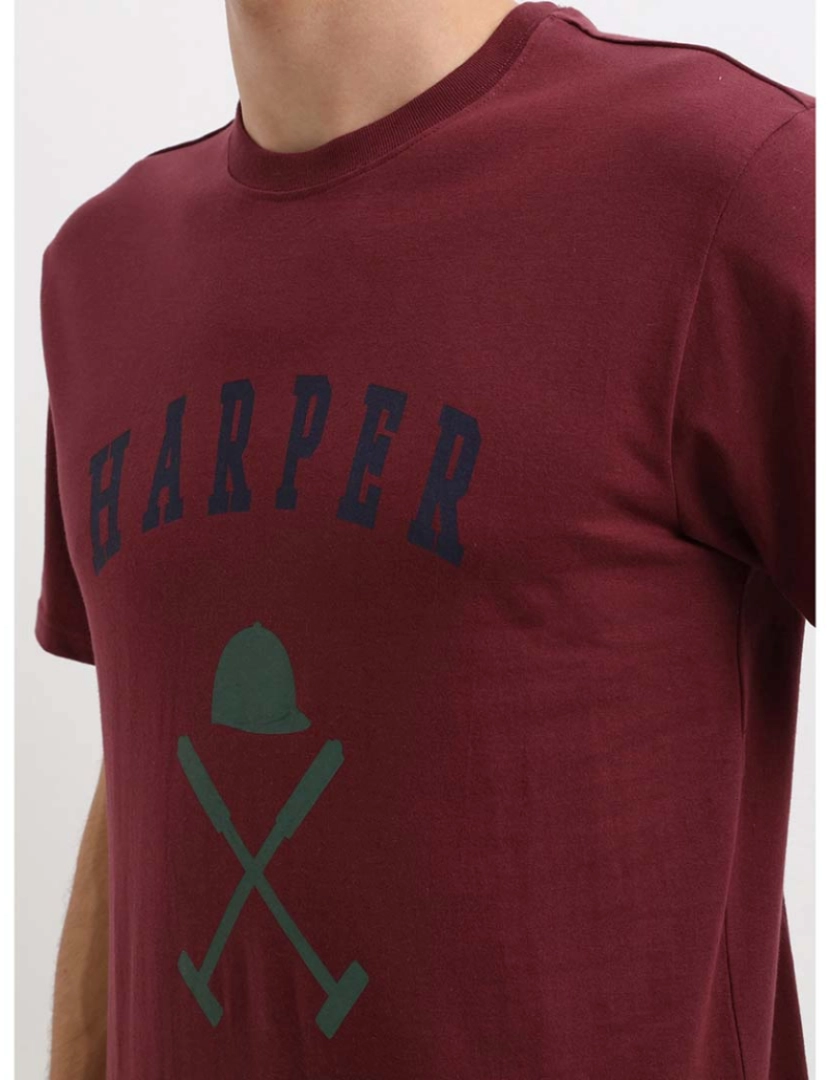 Harper&Neyer - T-Shirt Icon Homem Bordeaux