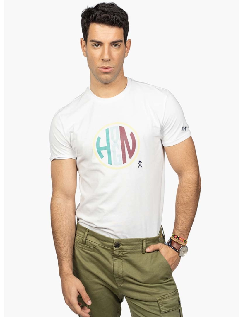 Harper&Neyer - T-Shirt Saint Tropez Homem Branco