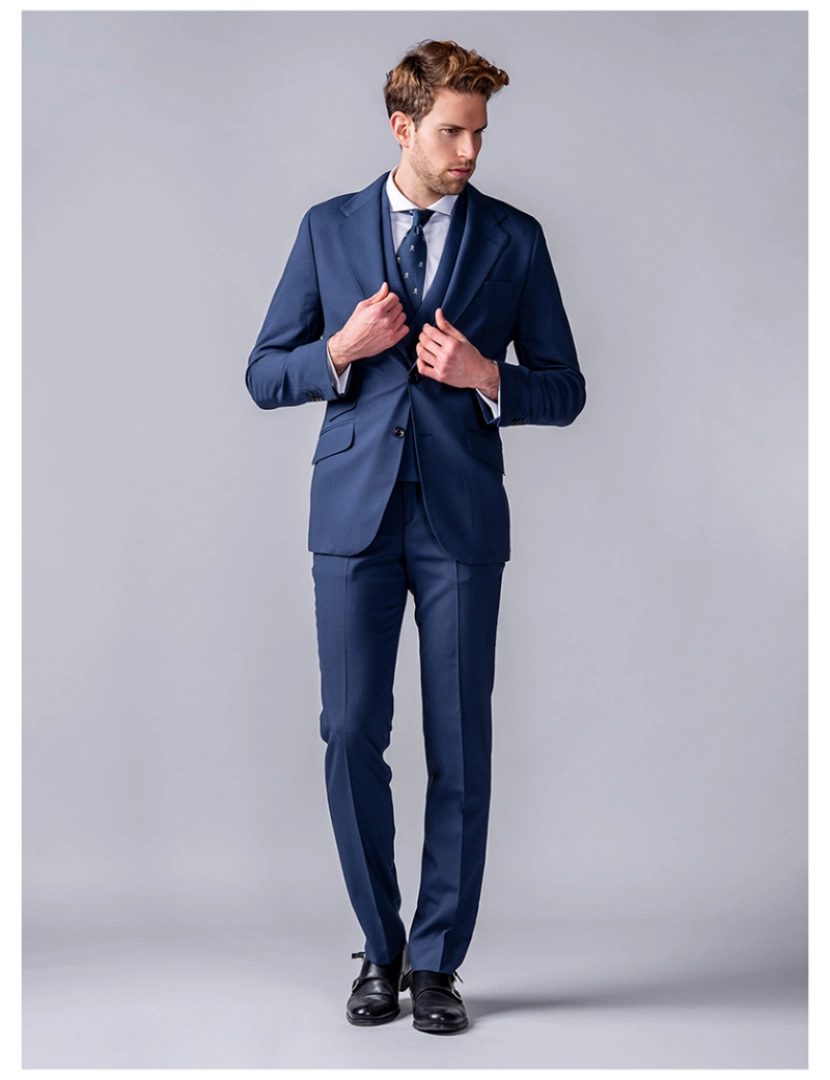 Harper&Neyer - Blazer De Terno De Tinta Azul