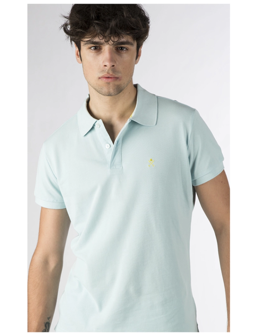 Harper&Neyer - Camisa Polo M/C Azul Claro