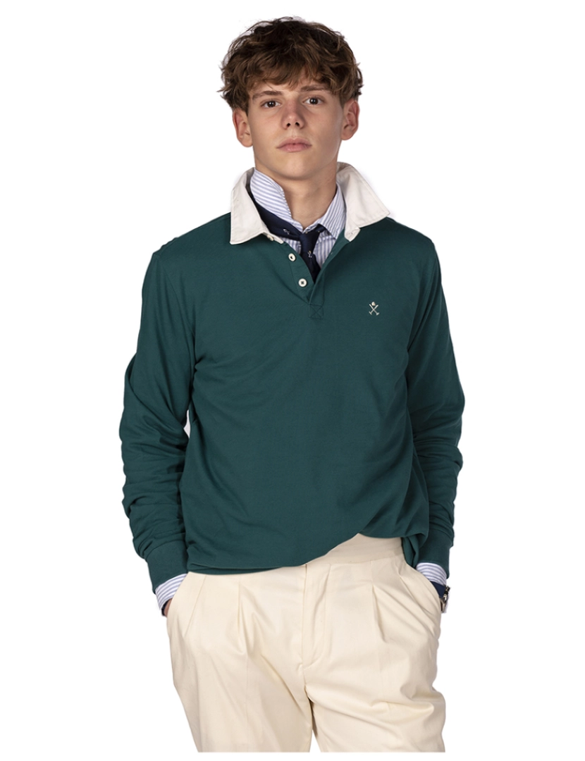 Harper&Neyer - Camisa Polo M/L Garrafa Verde