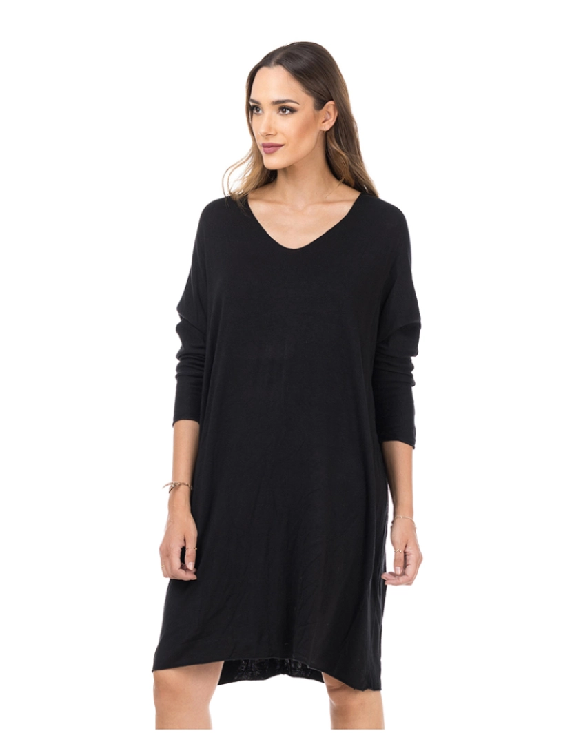 Tantra - Vestido Oversize Senhora Preto