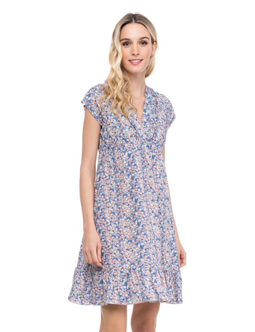 Tantra - Minivestido floral estampado Azul