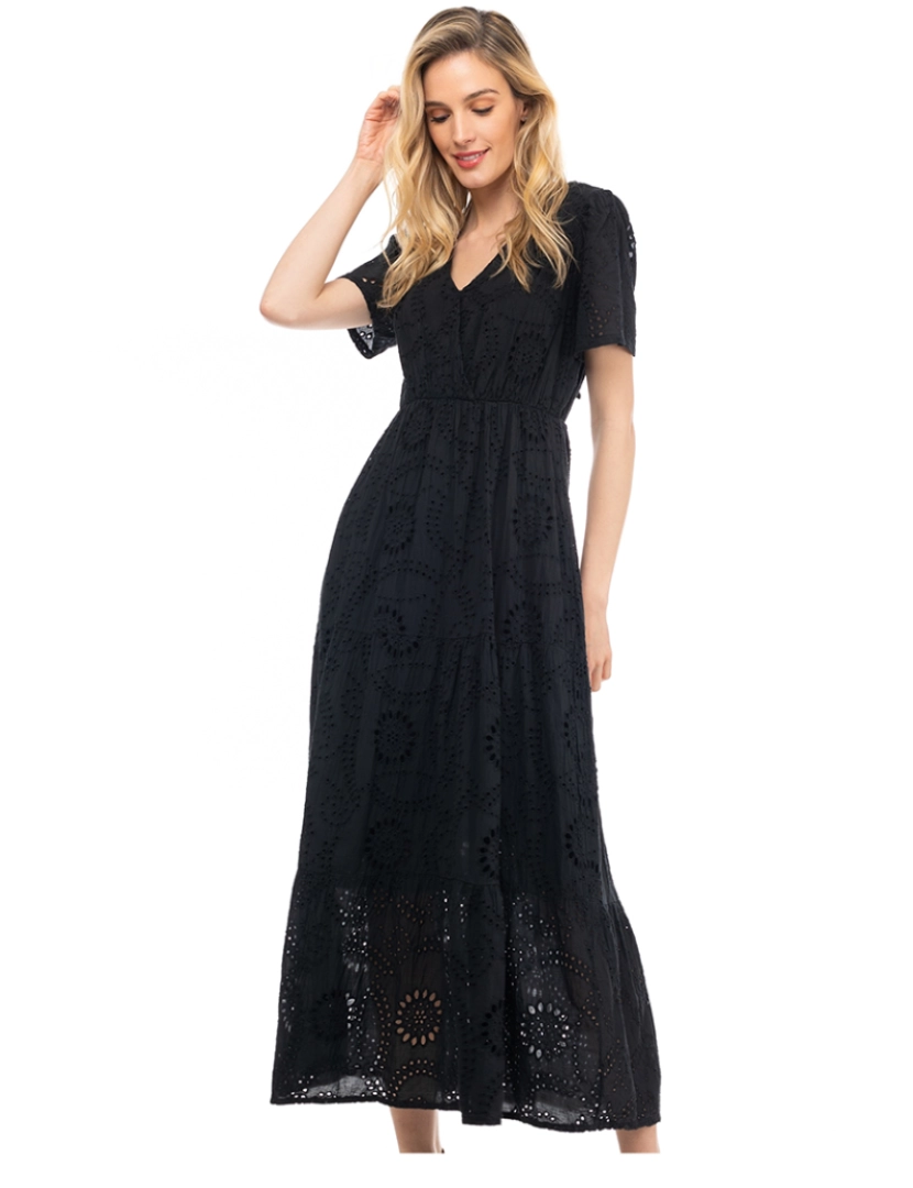 Tantra - Vestido Maxi Senhora Preto