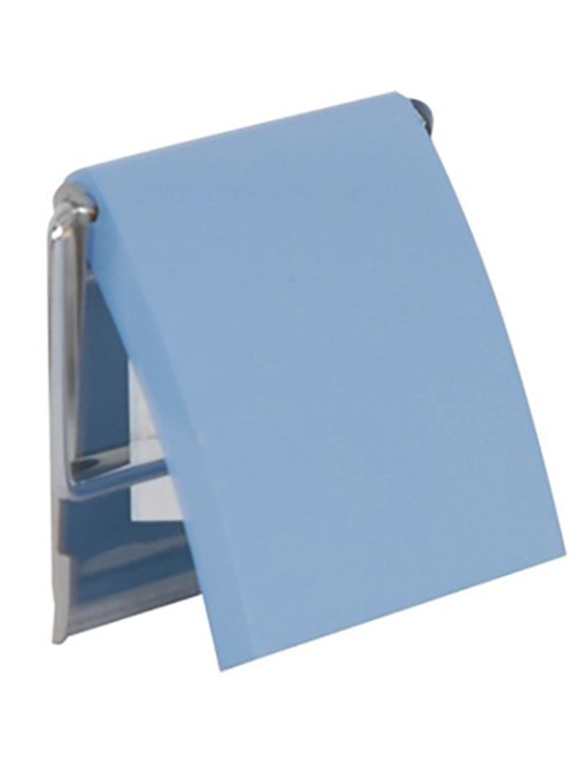 WellHome - Suporte para papel higiênico MSV, aço inoxidável/madeira