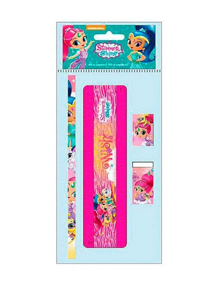 Shimmer & Shine - Blister papeleria 4 peças
