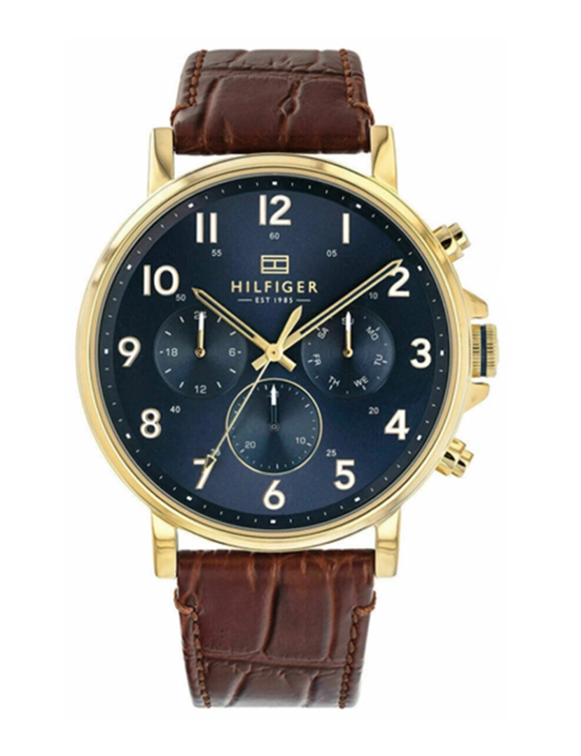 Tommy Hilfiger - Relógio Homem Azul e Castanho