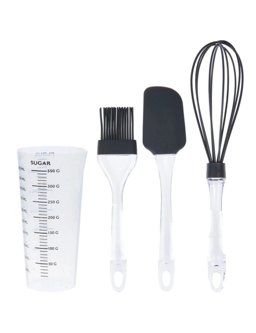 Excellent Houseware - Conjunto de Utensílios de Cozinha Excellent Houseware 170483490 Silicone Pastelaria 4 Peças