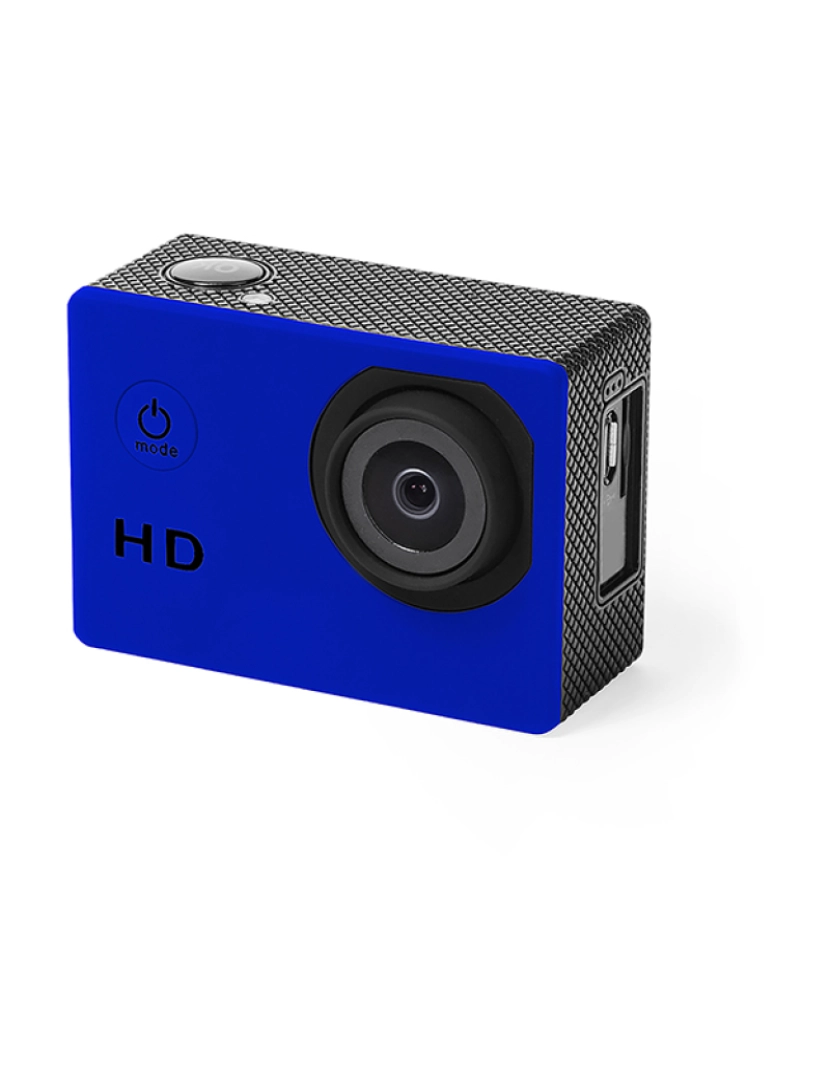 DAM - Câmera esportiva 720P. Ecrã LCD de 2. 14 Acessórios. Multilingue. Bateria de 900 mAh