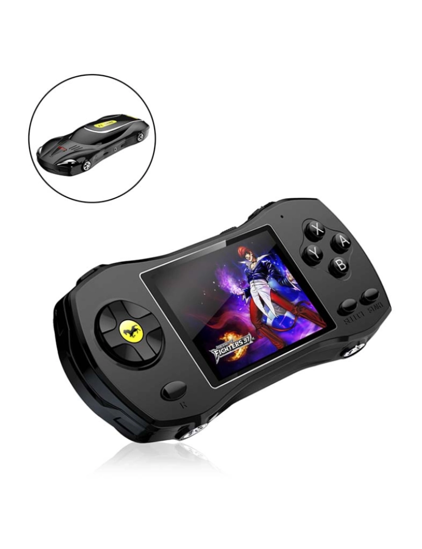 DAM - Consola De Videogame F1 Em Formato Carro Preto