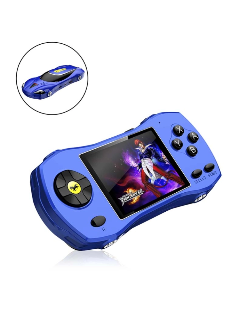 DAM - Consola De Videogame F1 Formato De Carro Azul