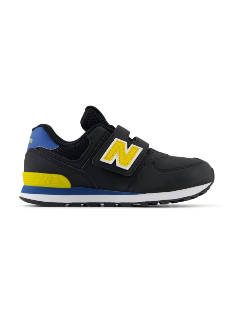 New Balance - Ténis Menino 574 HOOK & LOOP Preto
