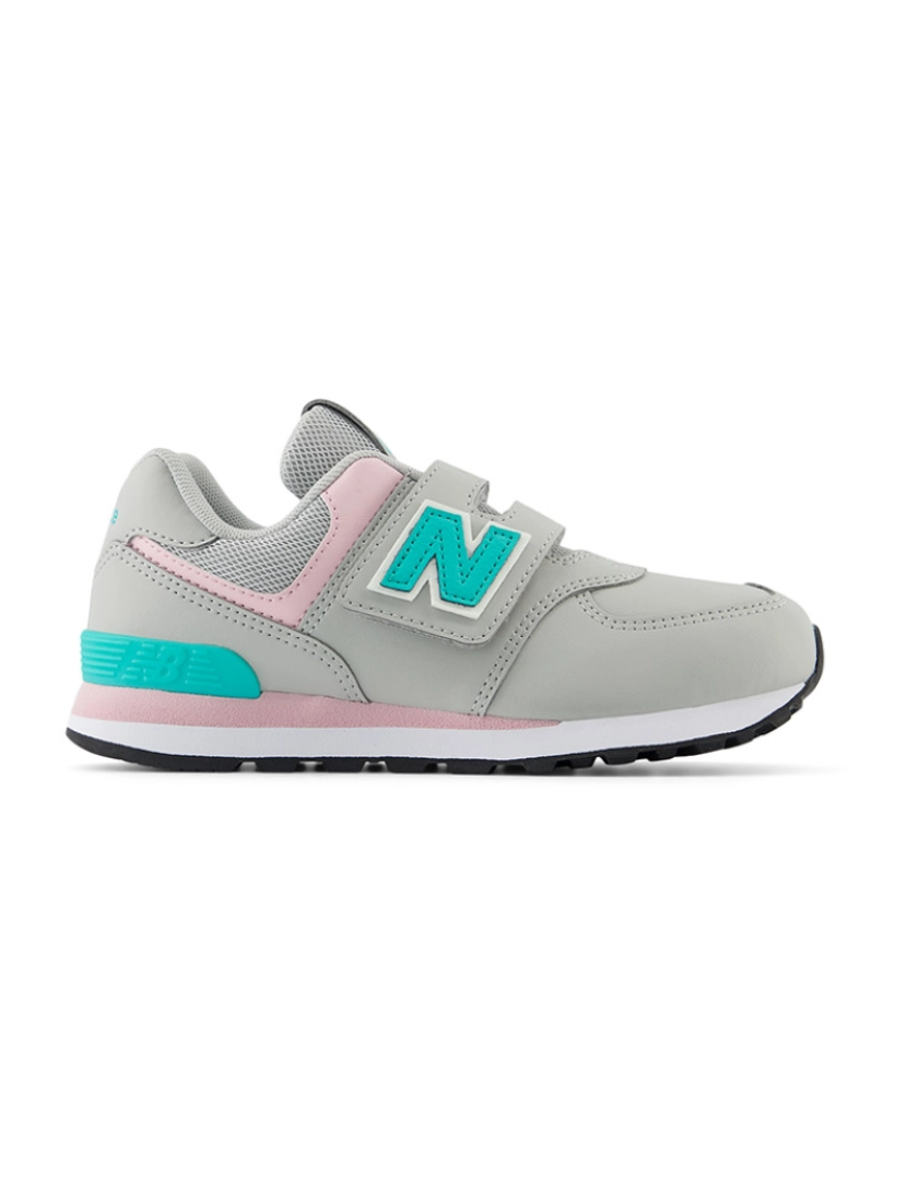 New Balance - Ténis Menina 574 HOOK & LOOP Cinza