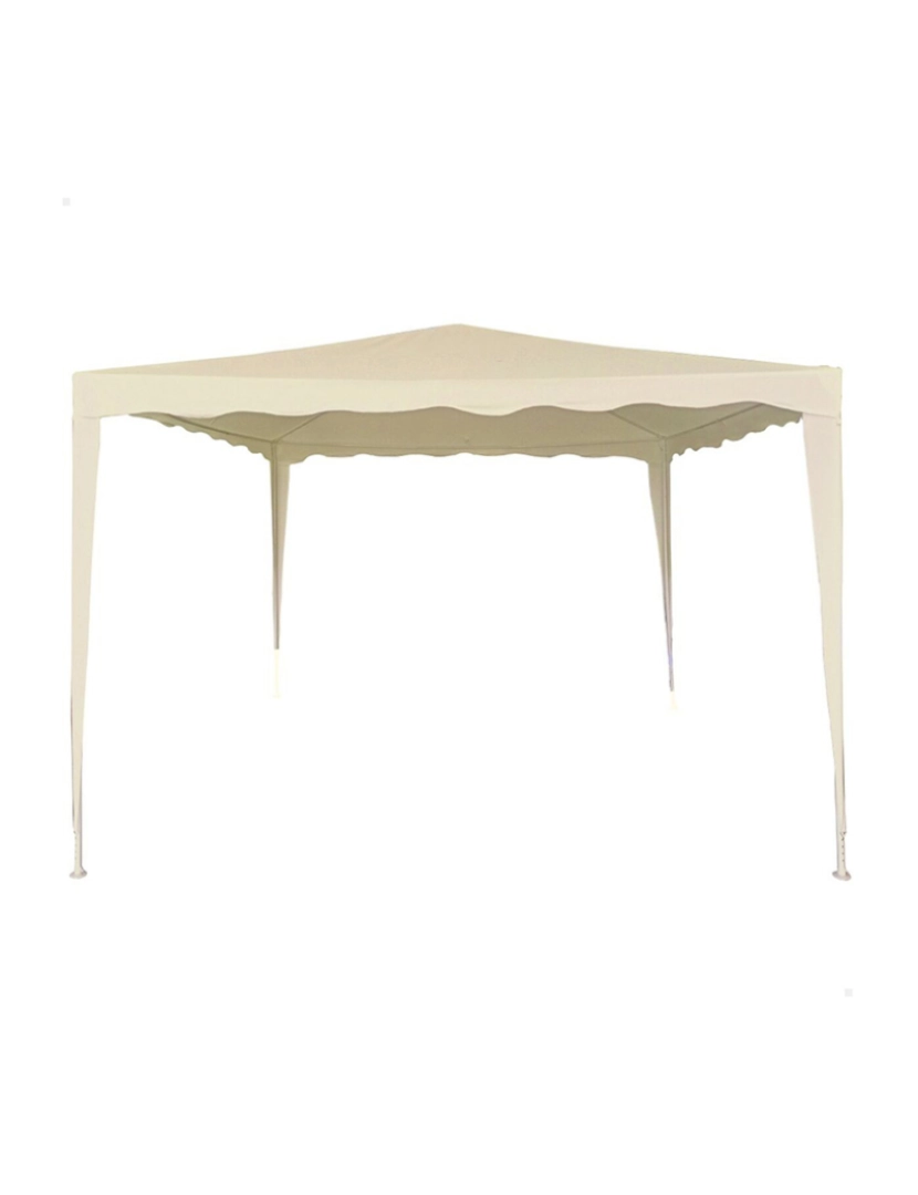 Aktive - Pérgula Aktive 300 x 240 x 300 cm Metal Poliéster Creme