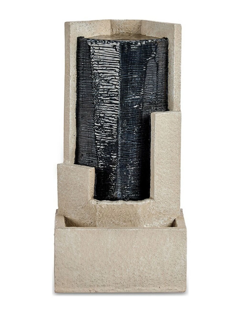 BB - Fontein Triângulo Castanho Preto Resina (21 x 48,5 x 25 cm)