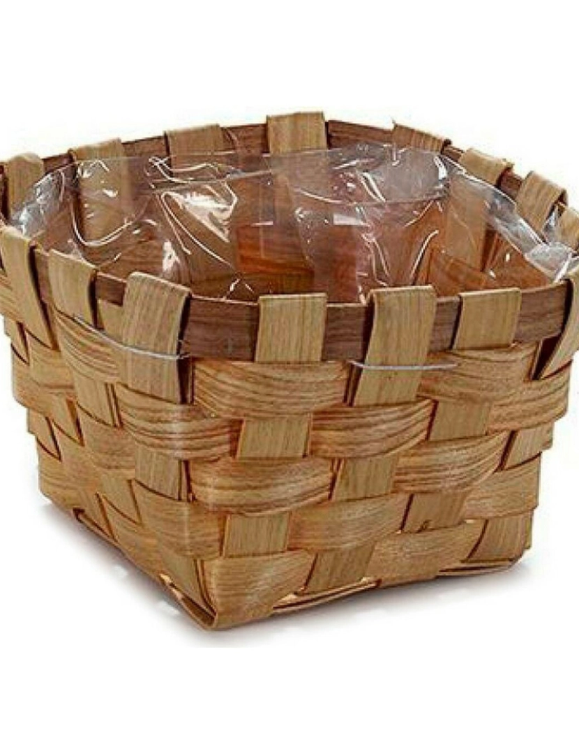 Ibergarden - Vaso Ibergarden Castanho Cana 18 x 9,5 x 18 cm