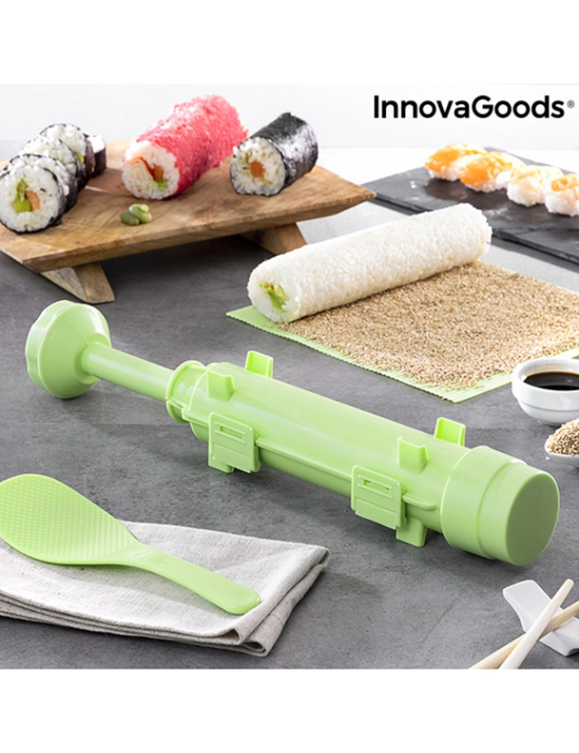 Innovagoods - Conj. Sushi C/ Receitas Suzooka 3pçs