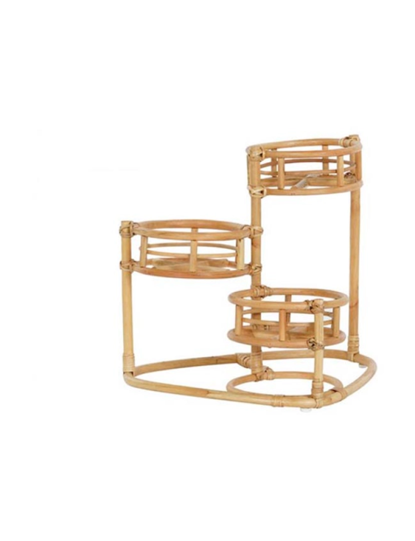It - Vaso De Flor Rattan 48X28X45 3 Vaso Natural