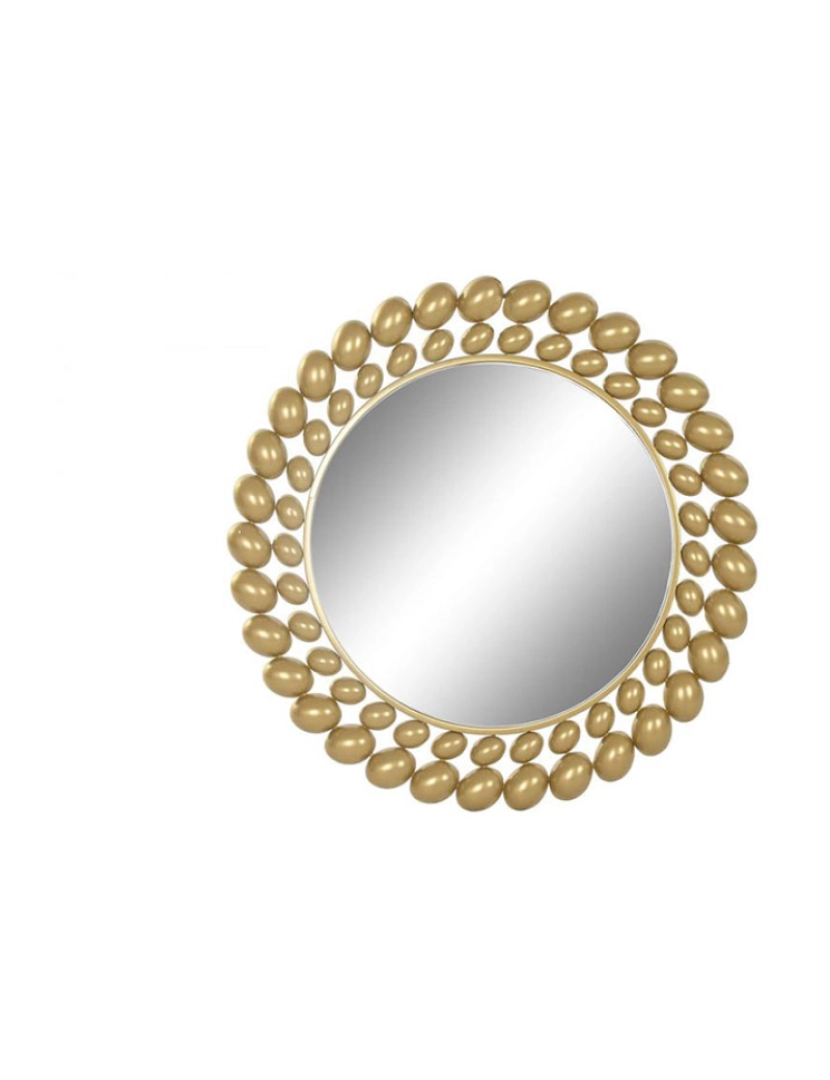 It - Espelho De Vidro De Ferro 70X3X70 Ouro